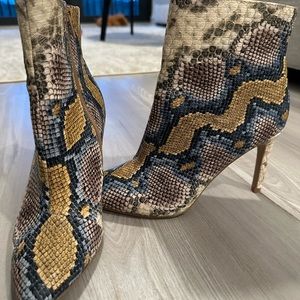 Snakeskin boots